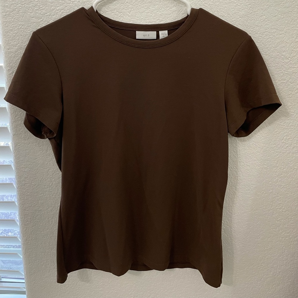 Brown Short Sleeve Tee